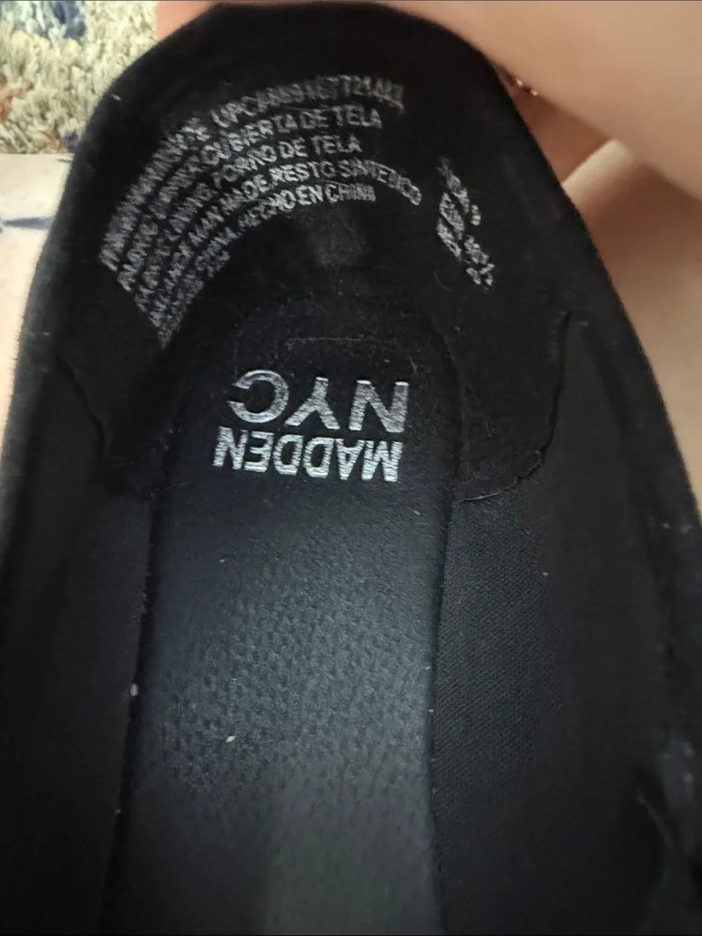 Madden NYC  NWOT Studded Black Mary Jane Flats